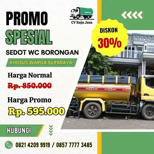 promo sedot wc borongan surabaya