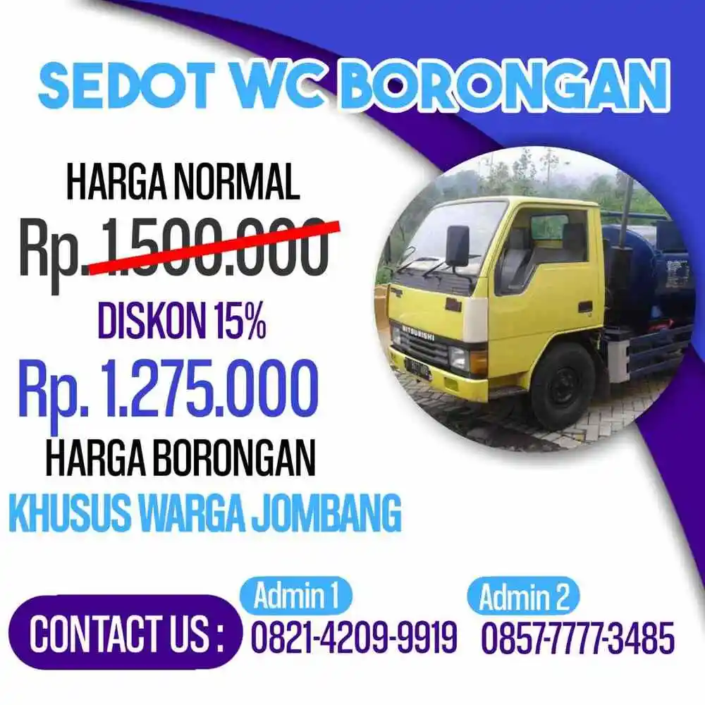 Promo Sedot WC Jombang Borongan