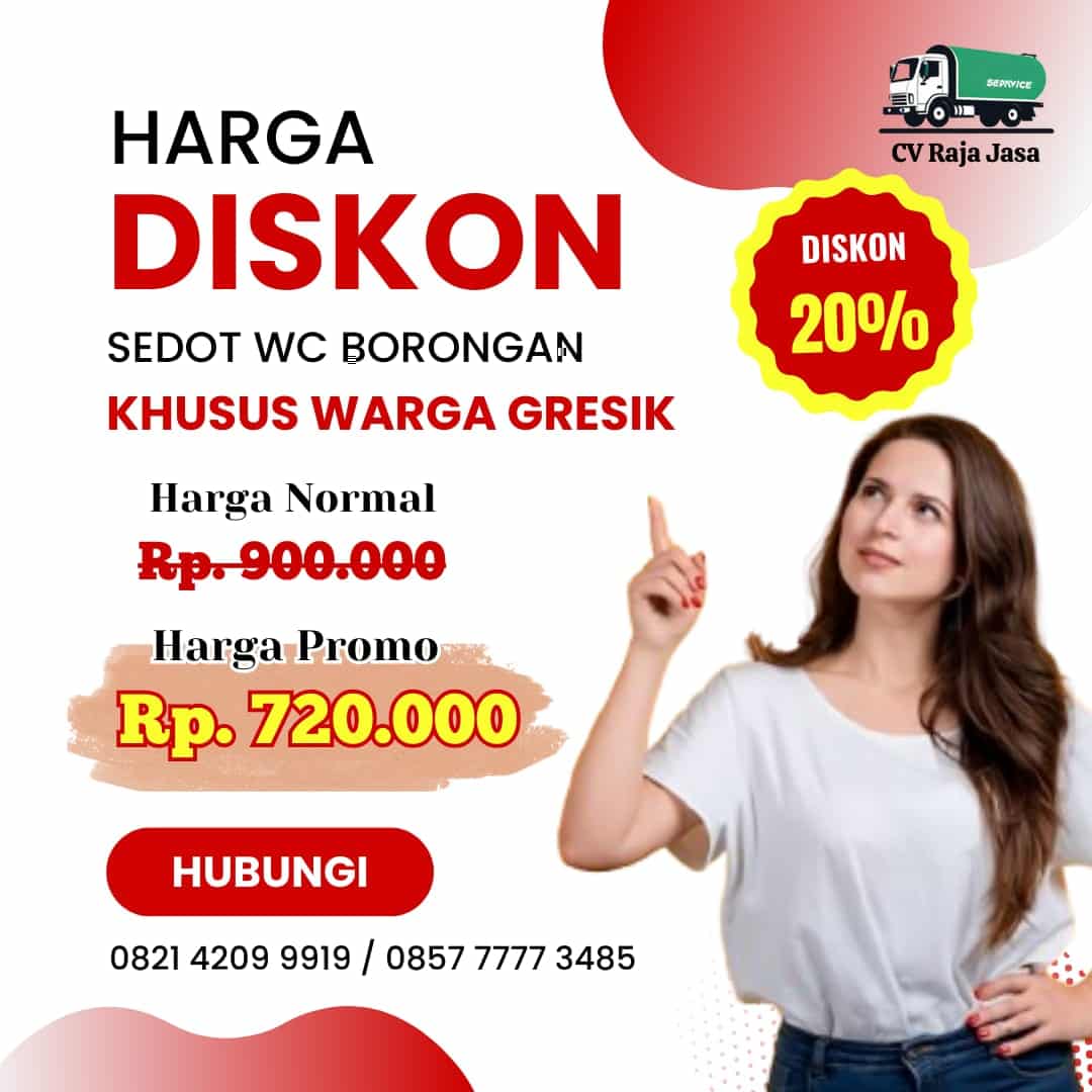 Harga Sedot WC Gresik