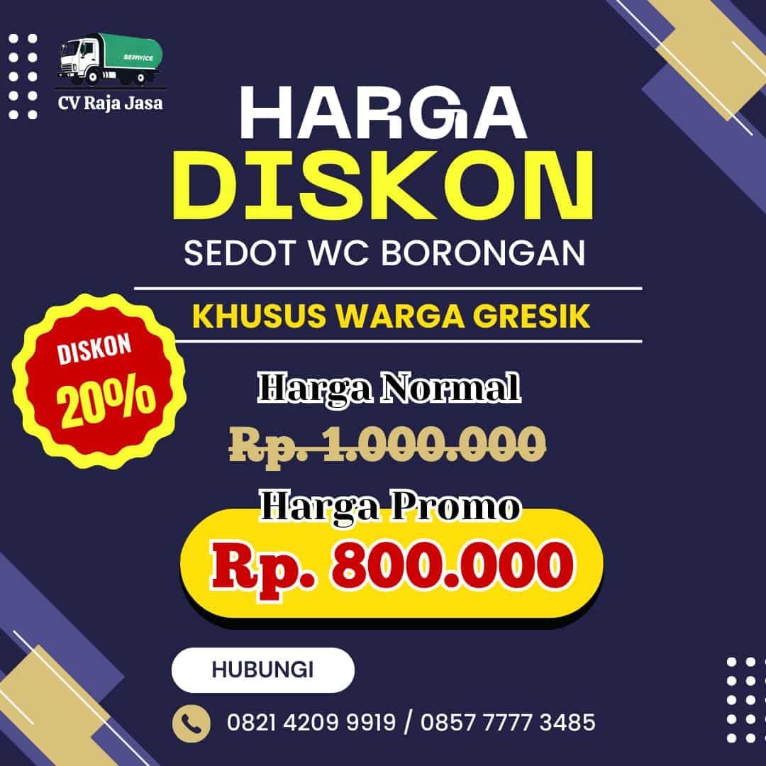 Sedot WC Gresik Borongan