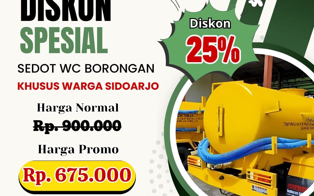 Sedot WC Tarik Sidoarjo Borongan
