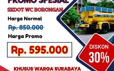 Sedot WC Sambikerep Surabaya Borongan