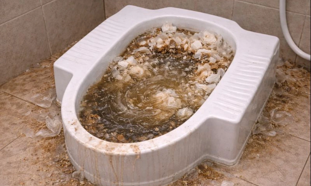 Penyebab WC Jongkok Mampet & Cara Mengatasinya